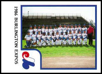 28 1986 Burlington Expos (Team photo)